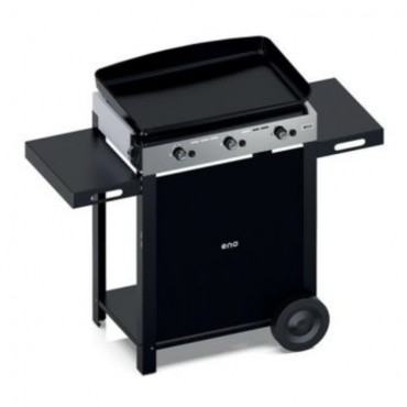 ENO - 55658385 - Combo Plancha Gaz 65 cm 3 feux + Chariot - Initial 65 - Inox