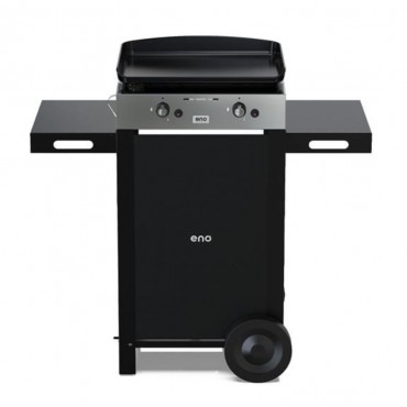 ENO - 55508385 - Combo Plancha Gaz 65 cm 3 feux + Chariot - Initial 65 - Inox