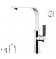 MITIGEUR BEC HAUT LUISINA CHROMÉ RCD55015