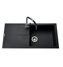 EVIER 1 CUVE 1 EGOUTTOIR LUISIGRANIT DIVA FULL BLACK EV90011219