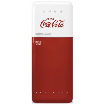 SMEG - FAB28RDCC5 - Réfrigérateur Année 50 Rouge Coca-Cola - 1 porte 4 étoiles