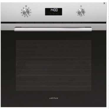 AIRLUX AFP110IX - Four Pyrolyse - 70 L - Inox Anti-trace + Verre Noir