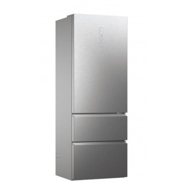 HAIER - HTW7720DNMP - Réfrigérateur 483 L - 2 Portes + 2 Tiroirs - Platinium