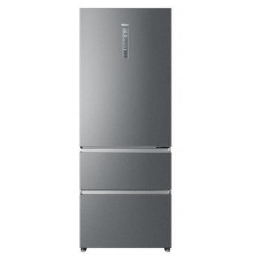 HAIER - A3FE743CPJ - Réfrigérateur 450 L - 2 Portes + 2 Tiroirs - Platinium