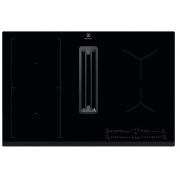 ELECTROLUX - KCC83443CZ - Table de cuisson 80 cm - induction aspirante - Saphir Matt