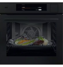 AEG -NBP9S831AT - Four encastrable 70 L - Série 9000 -  Cuisson Vapeur Intégrée - Noir Mat
