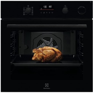 ELECTROLUX - LOC6P46Z0 - Four encastrable 72L Série 600- Pyrolyse - Cuisson Vapeur - Noir 