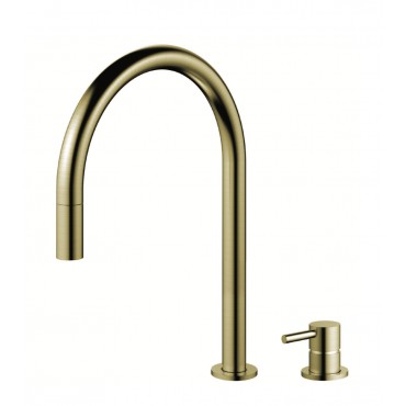 BLACK FREE WEEK - lMITIGEUR AVEC DOUCHETTE NIVITO INOX BROSSE/LAITON DORE RH-140-VI