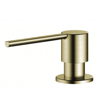 DISTRIBUTEUR DE SAVON NIVITO INOX BROSSE/LAITON DORE SR-BB