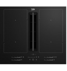 BEKO  HIXI64701UP - Table de cuisson - Induction aspirante - 60 Cm