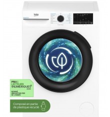 BEKO - BM3WFU410411B - Lave-Linge Frontal - 10 KG - Blanc