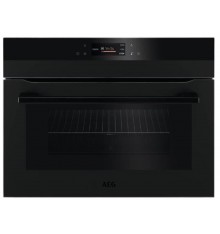 AEG - KMK761080T - Four Email Lisse Compact avec Fonction Micro-ondes  - 43 L - Matt BLack